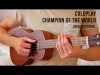 Coldplay - Champion Of The World Easy Ukulele Tutorial With Chords