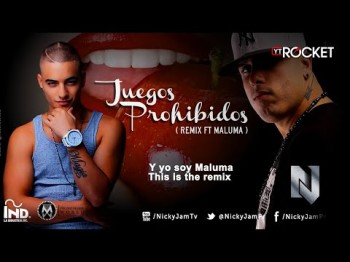 Nicky Jam - Juegos Prohibidos Remix Ft Maluma Oficial Con Letra Nickyjampr Malumacolombia