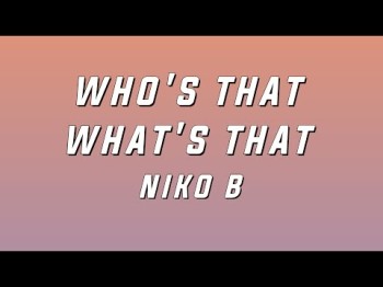 Niko B - Who's That What's That