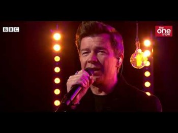 Rick Astley - Never Gonna Give You Up Live On The One Show